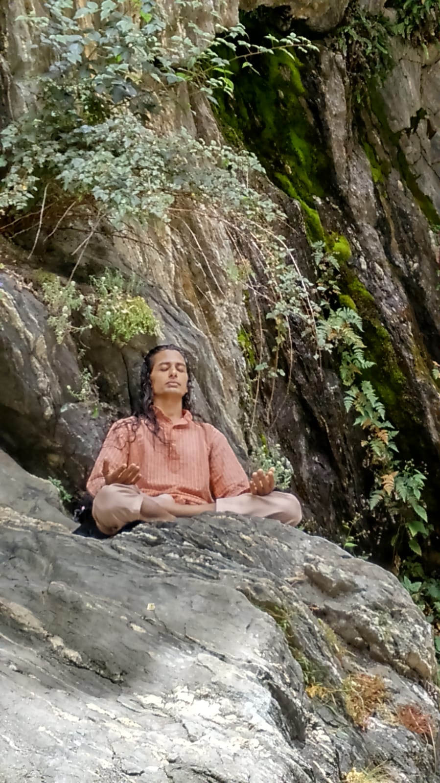 Meditation in the stillness of nature