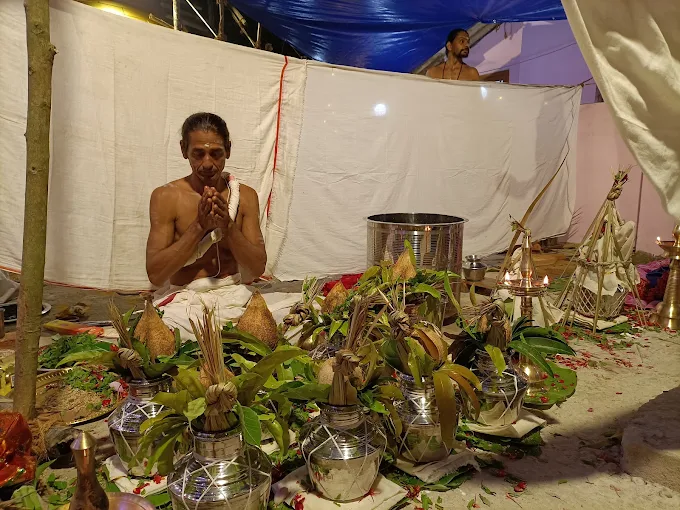 Prayer and ceremonial offerings